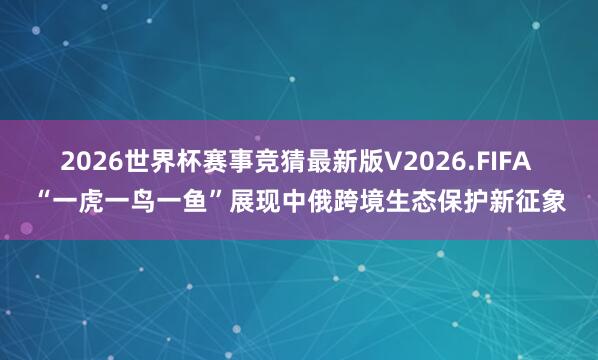 2026世界杯赛事竞猜最新版V2026.FIFA “一虎一鸟一鱼”展现中俄跨境生态保护新征象