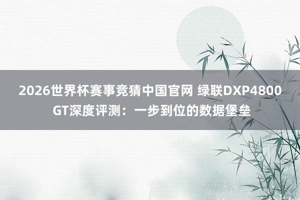 2026世界杯赛事竞猜中国官网 绿联DXP4800 GT深度评测:一步到位的数据堡垒